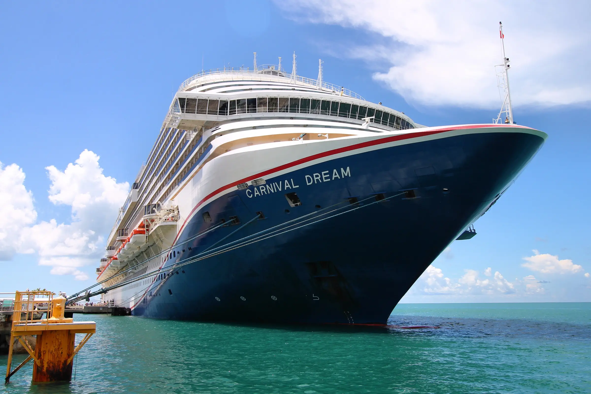 Carnival Dream docked at Key West