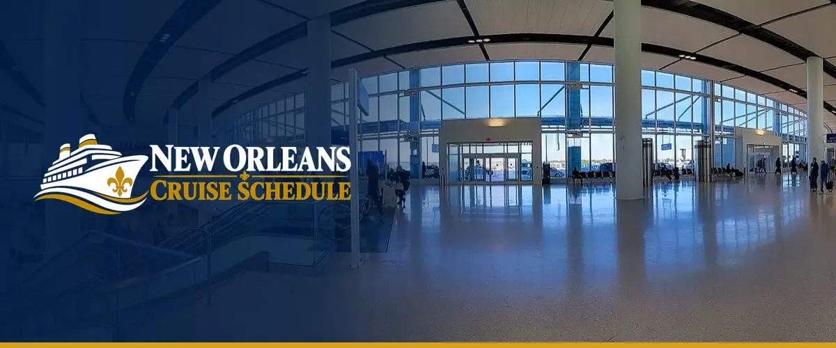 Inside the terminal at Louis Armstrong New Orleans International Airport