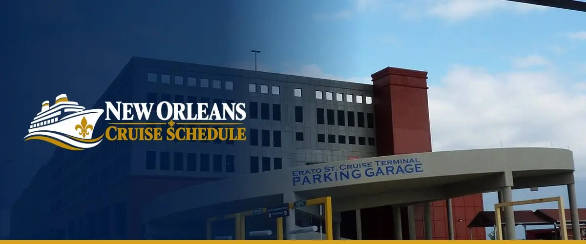 The entrance to the Erato Street Cruise Terminal parking garage